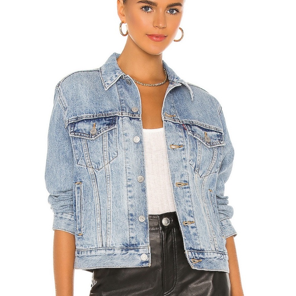 LEVI’S Ex-Boyfriend denim jacket revolve vintage style jean jacket shopbop